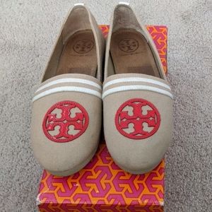 Tory Burch Raymond Khaki Slip On